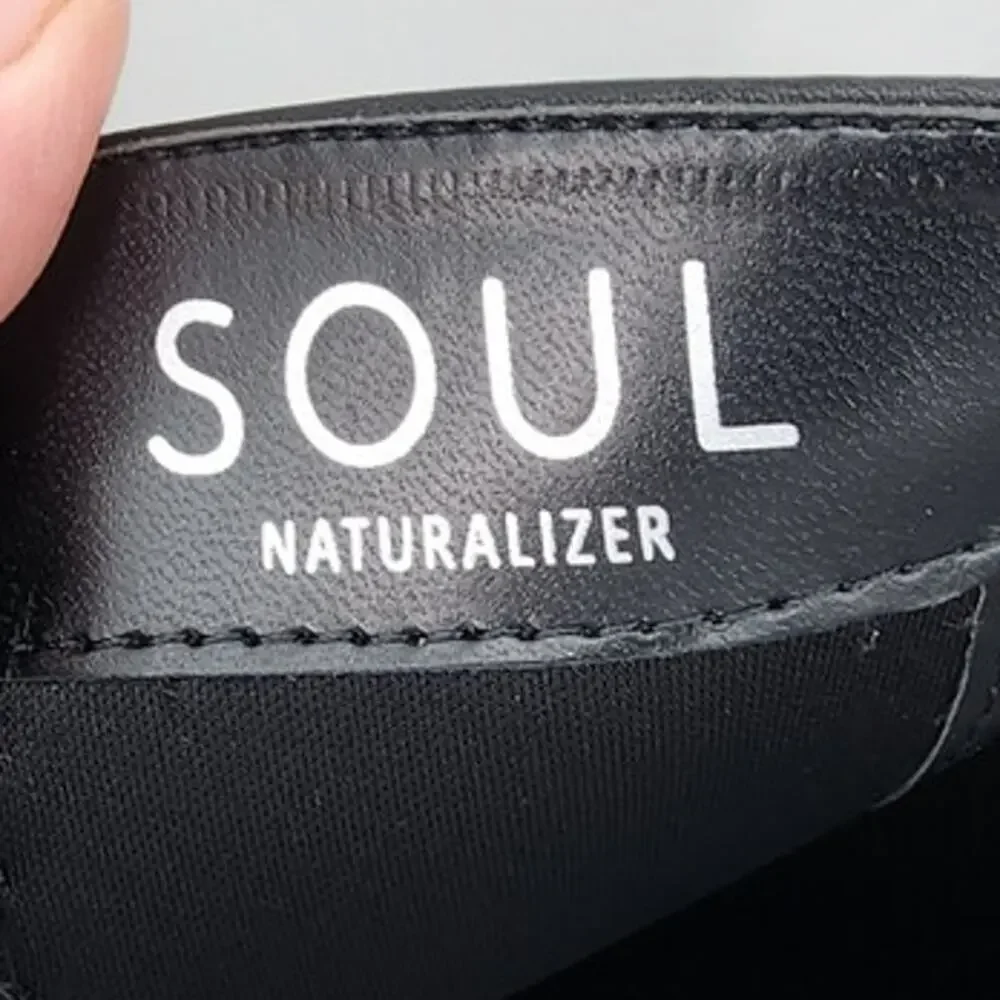 New NWOB SOUL Naturalizer Adrian Wedge‎ Boot Size 10 Black
